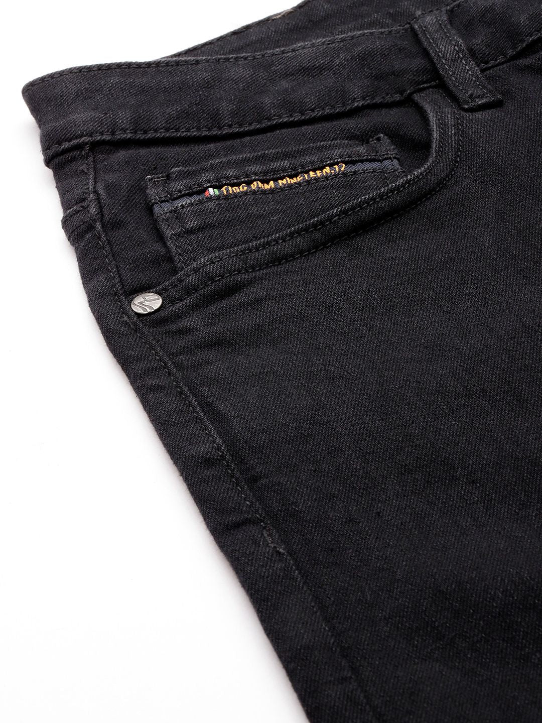 The Indian Garage Co Men Solid Slim Fit Jeans