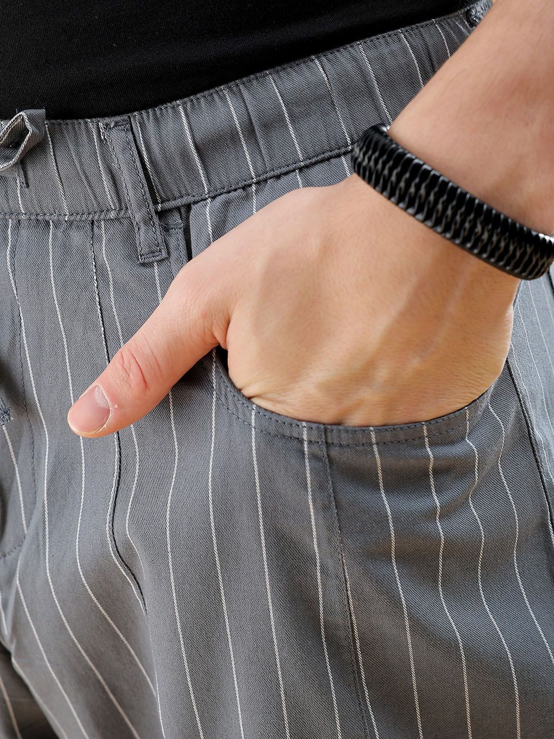 The Indian Garage Co Men Loose Fit Trousers