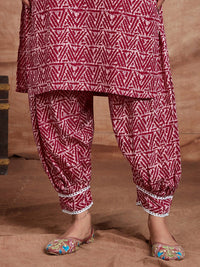 KALINI Ethnic Motifs Printed Mirror Work Regular Mirror Work Kurta with Salwar