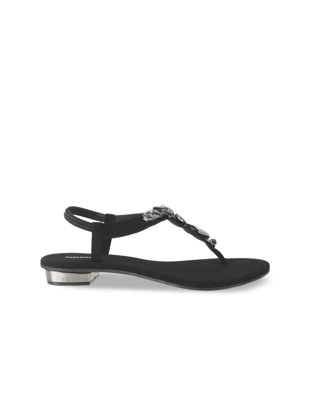 Mochi Embellished Wedge Square Toe