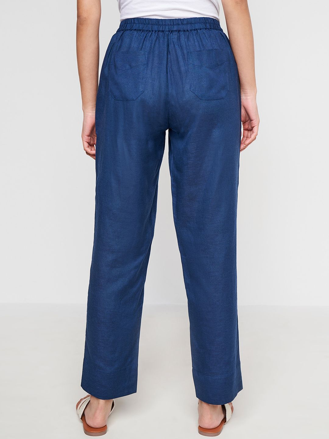 Global Desi Women Straight Fit Trousers