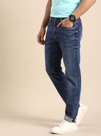 Being Human Men Slim Fit Mid Rise Heavy Fade Stretchable Jeans