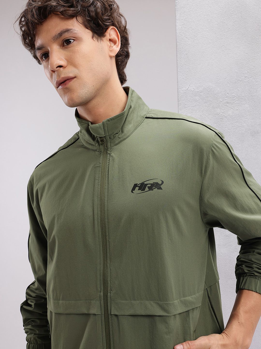 HRX by Hrithik Roshan Paneled Tailored Jacket