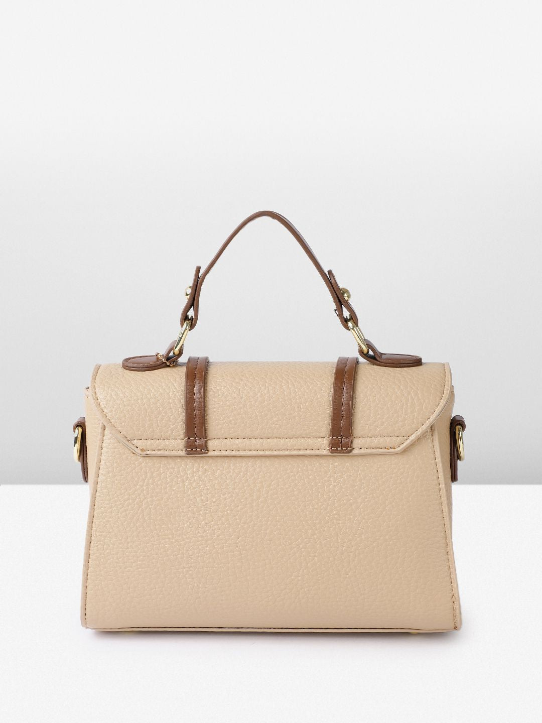 all about you Textured Structured Handheld Bag