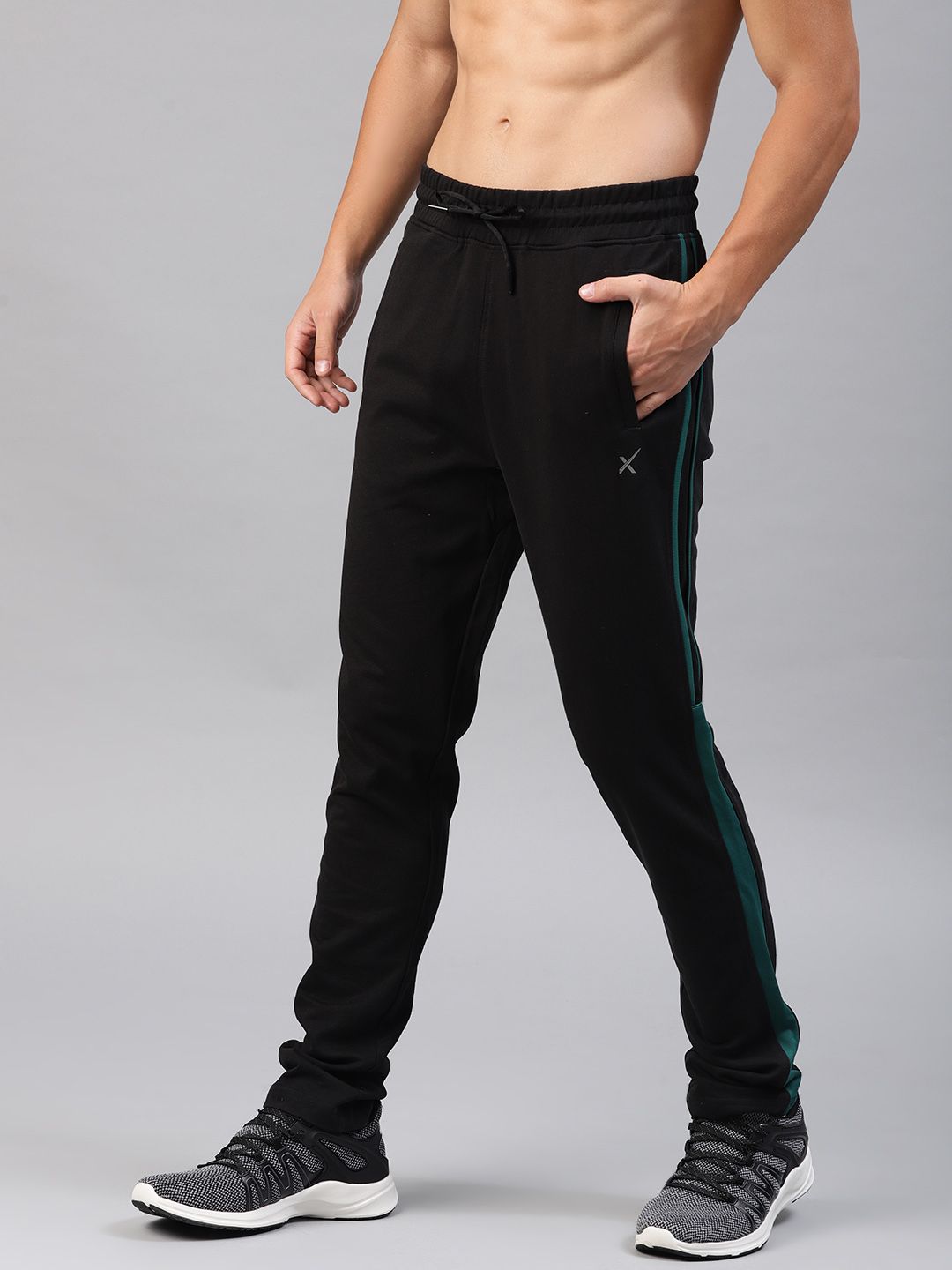 HRX by Hrithik Roshan Black Active Track Pants