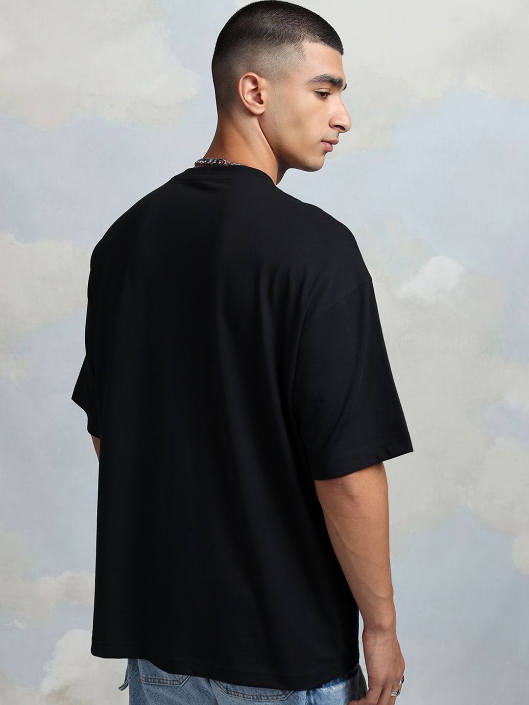HIGHLANDER Printed Oversized Cotton T-shirt