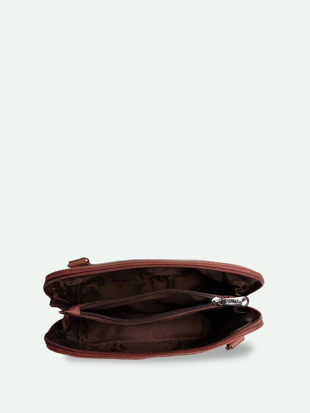 ZOUK Floral Printed Structured Sling Bag