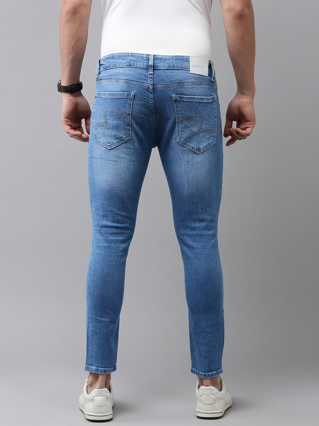 SPYKAR Men Slim Fit Light Fade Stretchable Jeans
