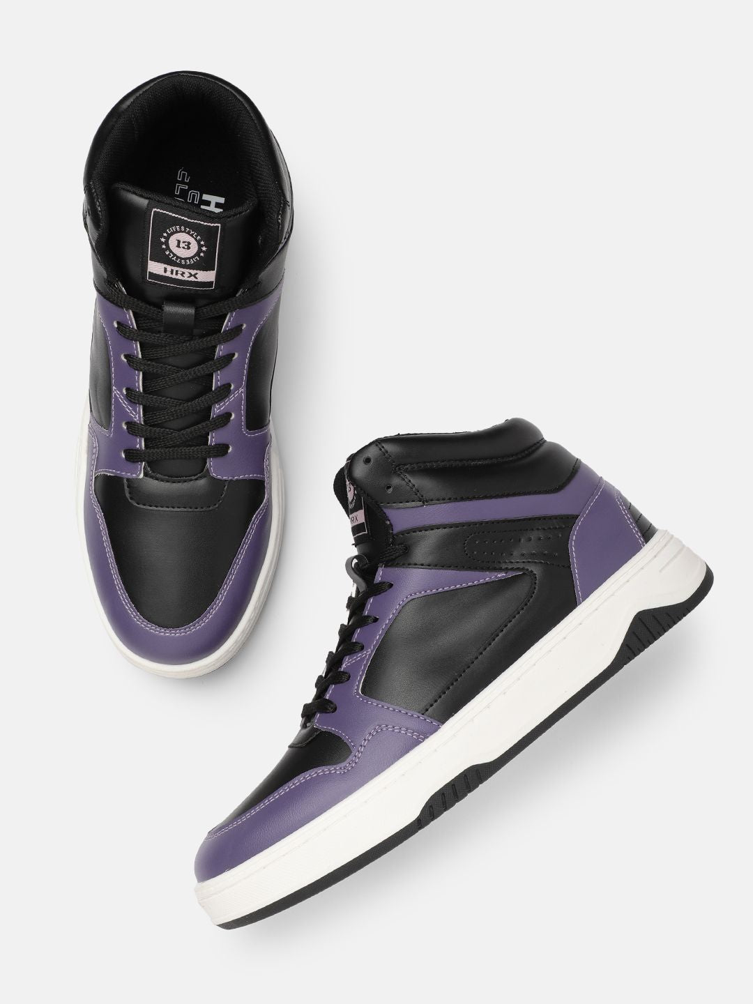 HRX by Hrithik Roshan Women Mid-Top Colourblocked Sneakers