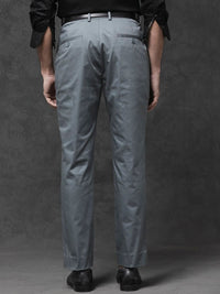 RARE RABBIT Men Comotel Mid-Rise Cotton Regular Fit Trouser