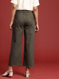 all about you Women Wide Leg High-Rise Stretchable Jeans