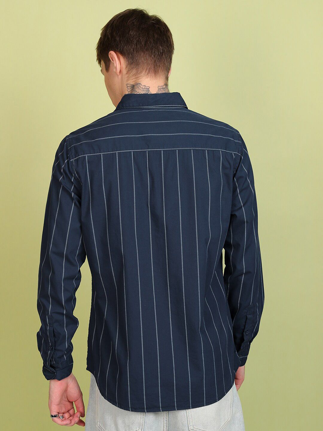 HIGHLANDER Regular Fit Regular Collar Full Sleeve Shirt