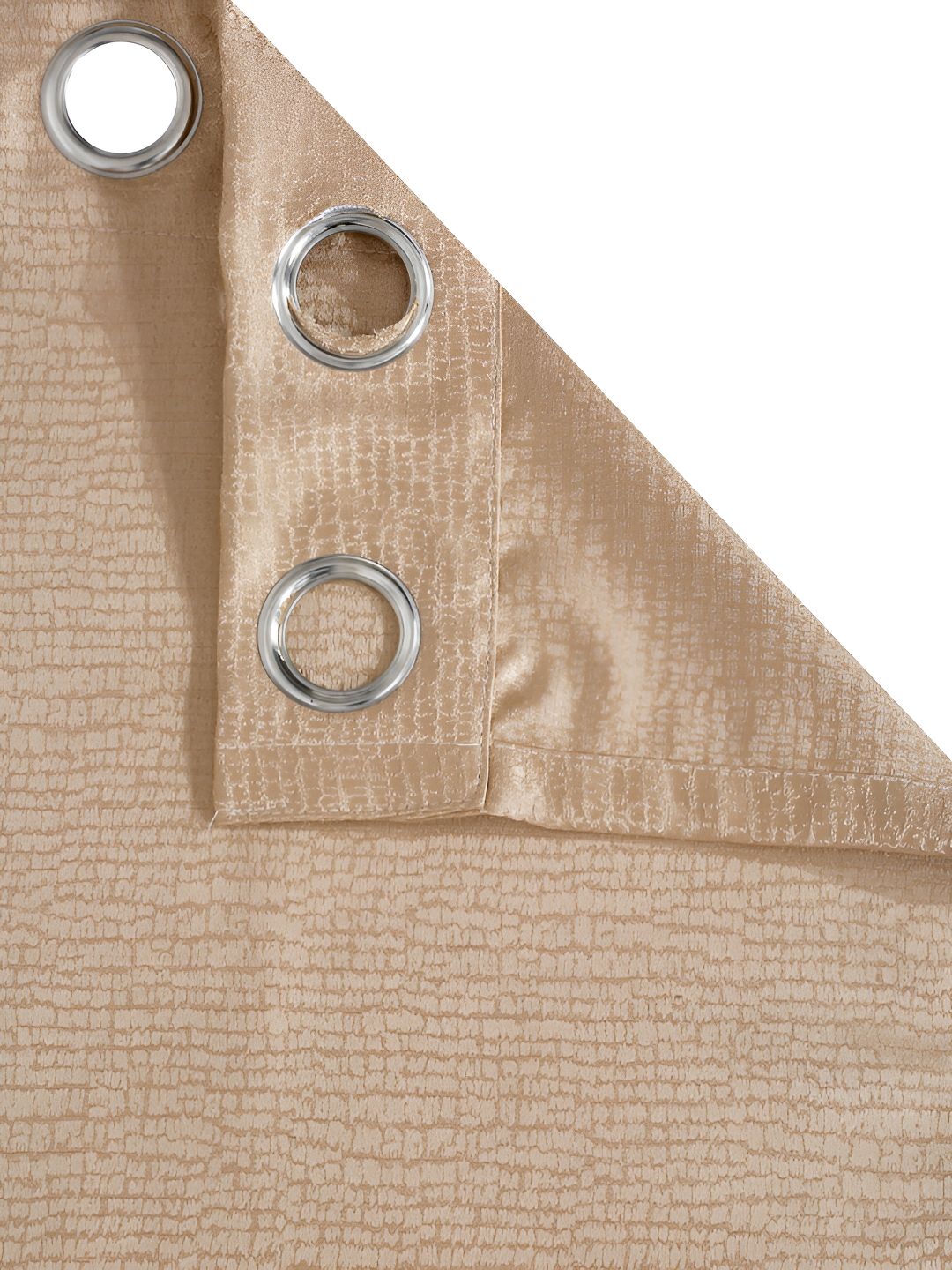 HOSTA HOMES Beige Black Out Door Curtain