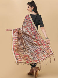 KALINI Striped Kurta with Trousers with Digital Print Dupatta