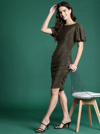 DressBerry Ruched Bodycon Dress