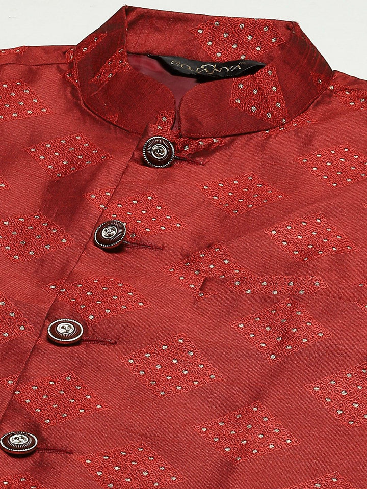 SOJANYA Men Black Kurta with Churidar