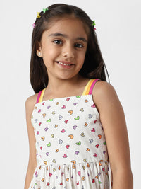 Nauti Nati Print Fit & Flare Dress