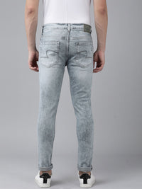 SPYKAR Men Super Skinny Fit Low-Rise Light Fade Stretchable Jeans