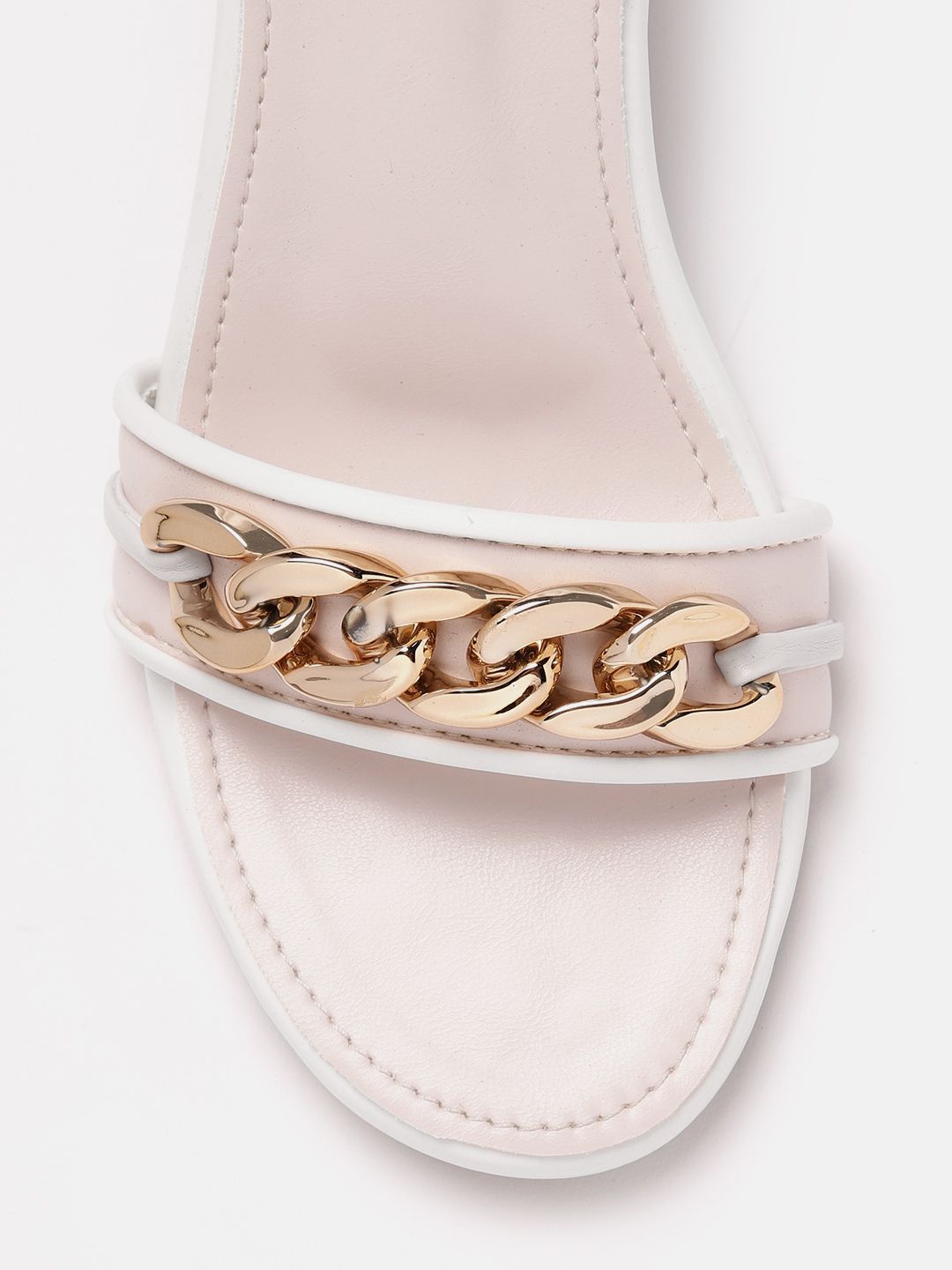 Lino Perros Women Chain Embellished Detail Slim Heels