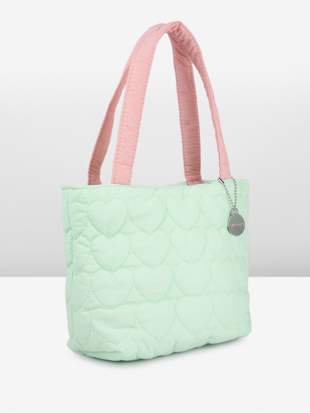 DressBerry Quilted Structured Shoulder Bag