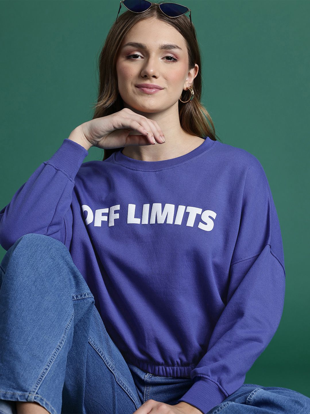 DressBerry Women Printed Sweatshirt