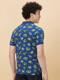 Being Human Conversational Printed Polo Collar T-shirt