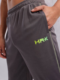 HRX by Hrithik Roshan Men  Brand Logo Detail Mid-Rise Rapid-Dry Training Joggers