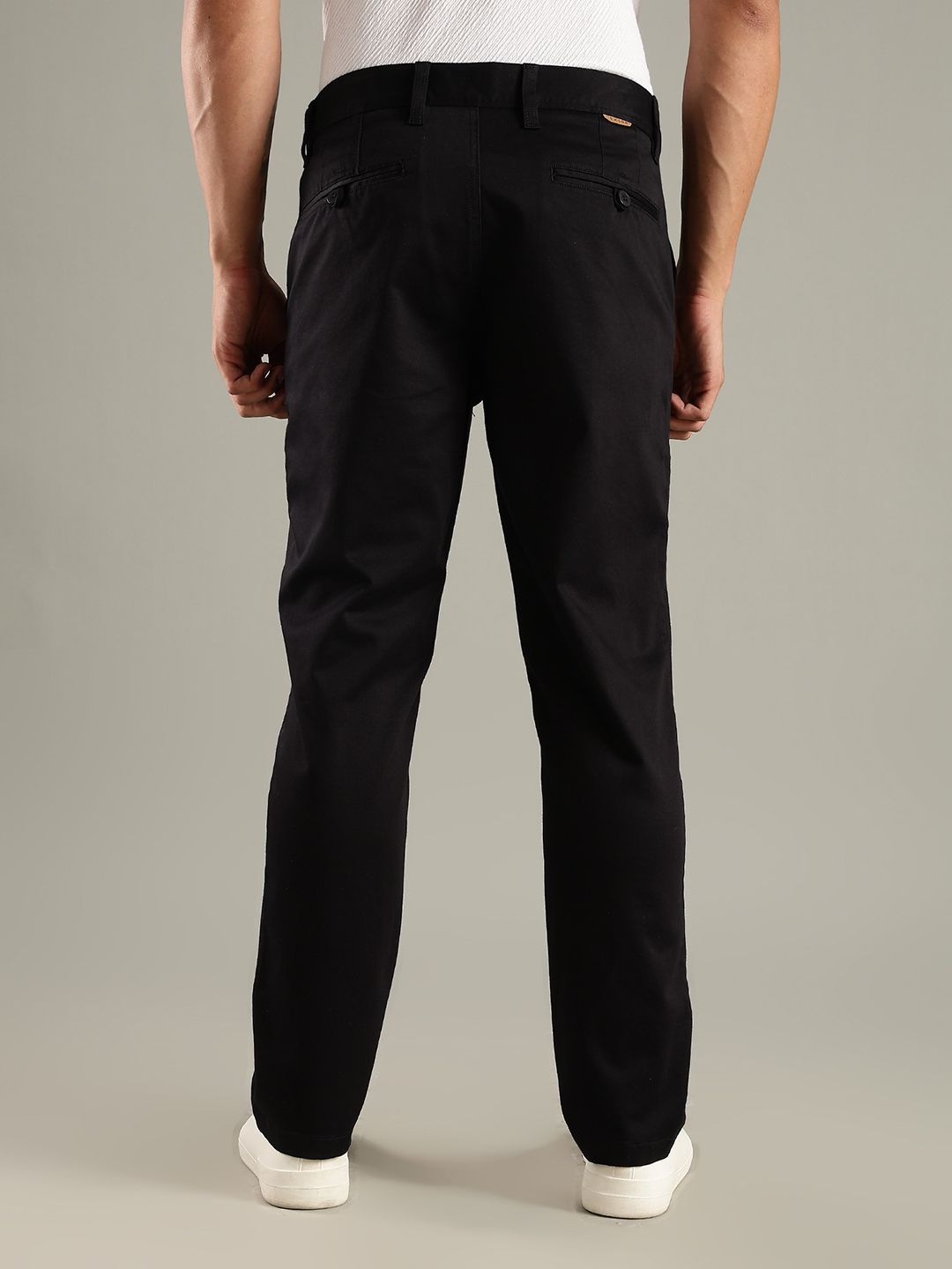Thomas Scott Men Smart Straight Fit Easy Wash Chinos Trousers