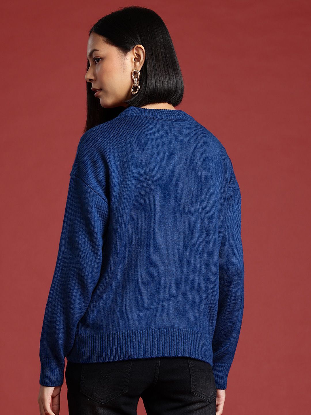 all about you Cable Knit Self-Design Pullover