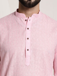 SOJANYA Checked Mandarin Collar Long Sleeves Straight Kurta