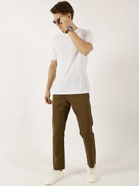 Thomas Scott Men Smart Easy Wash Cargos Trousers