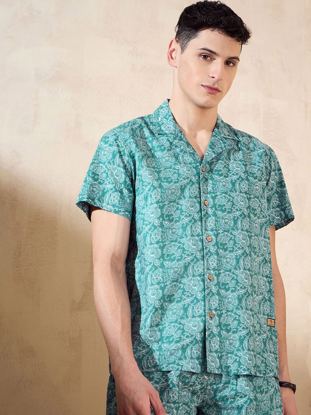 DENNISON Floral Printed Oversized Co Ords Set