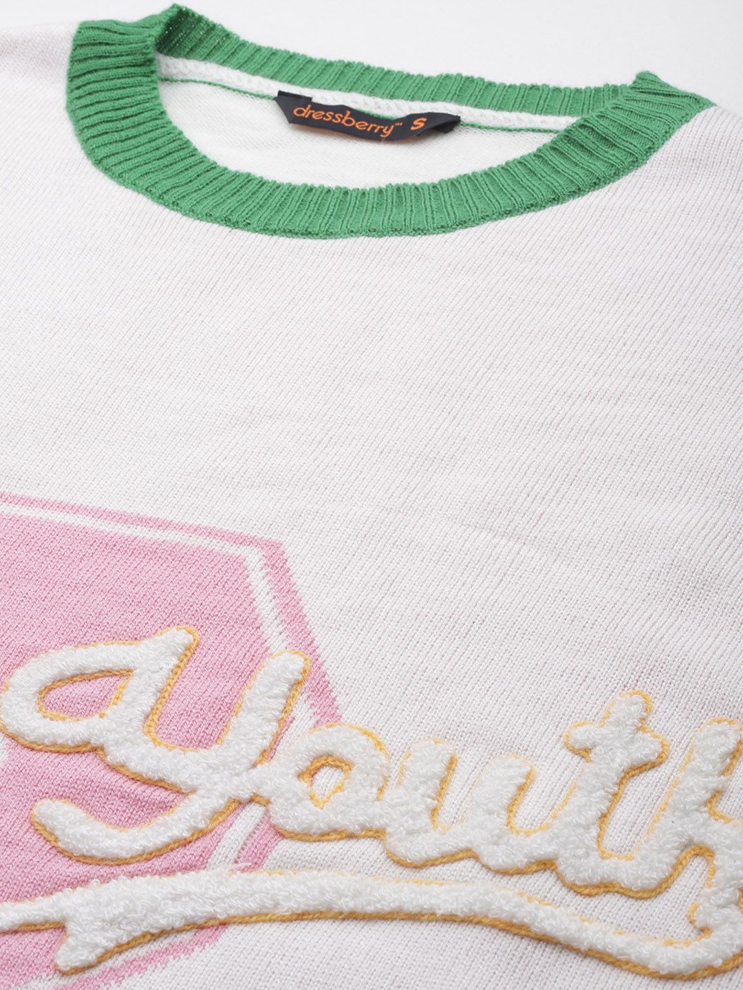 DressBerry Self-Design Applique Detail Pullover