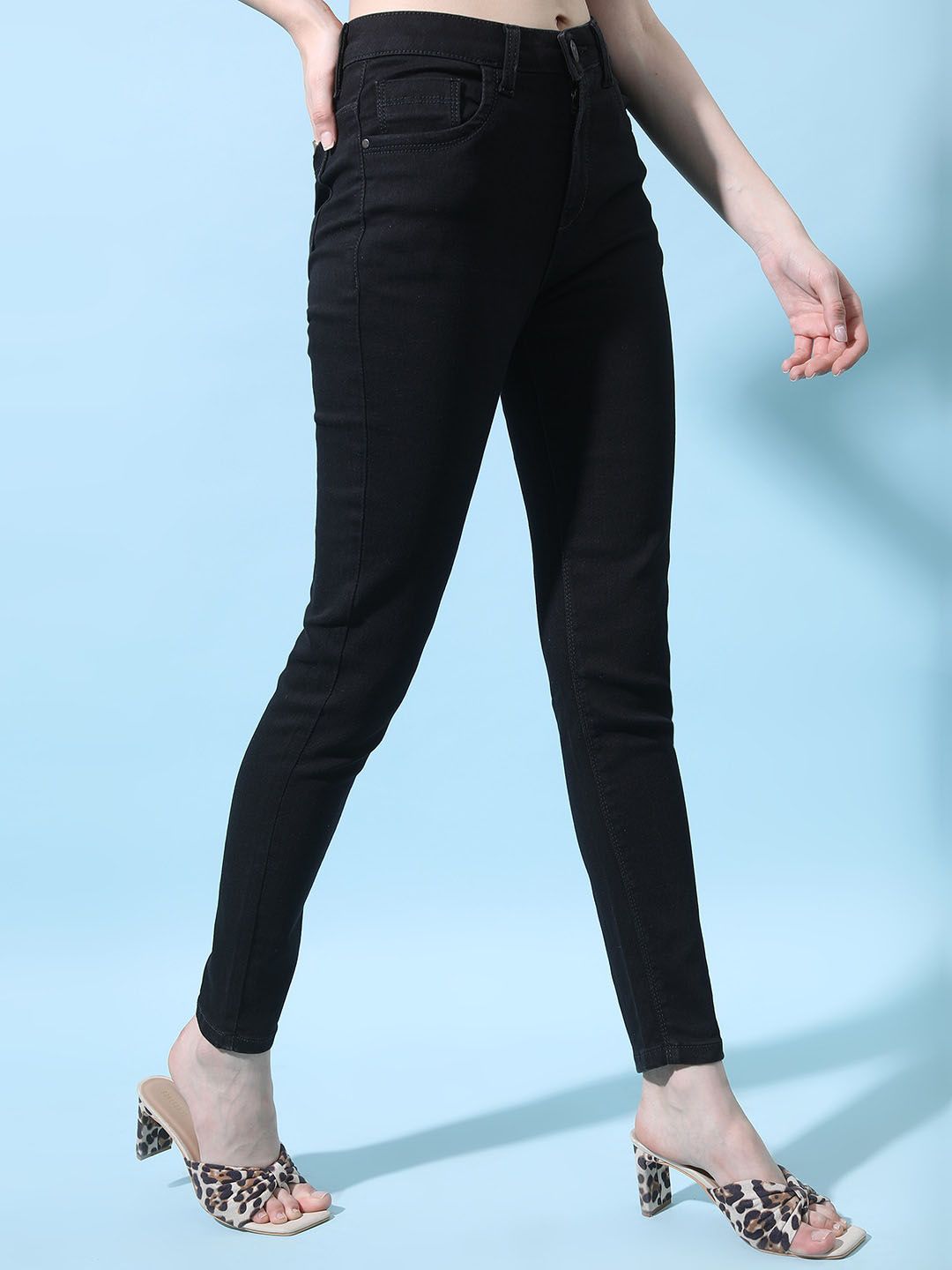 Tokyo Talkies Women Slim Fit Mid-Rise Stretchable Jeans