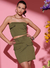 STREET 9 Shoulder Straps Top And Skirt