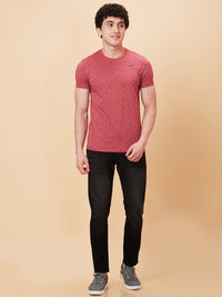 Being Human Abstract Printed T-shirt