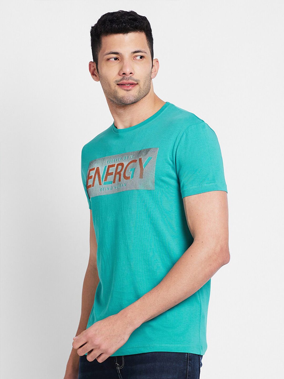 Being Human Typography Printed Casual T-shirt