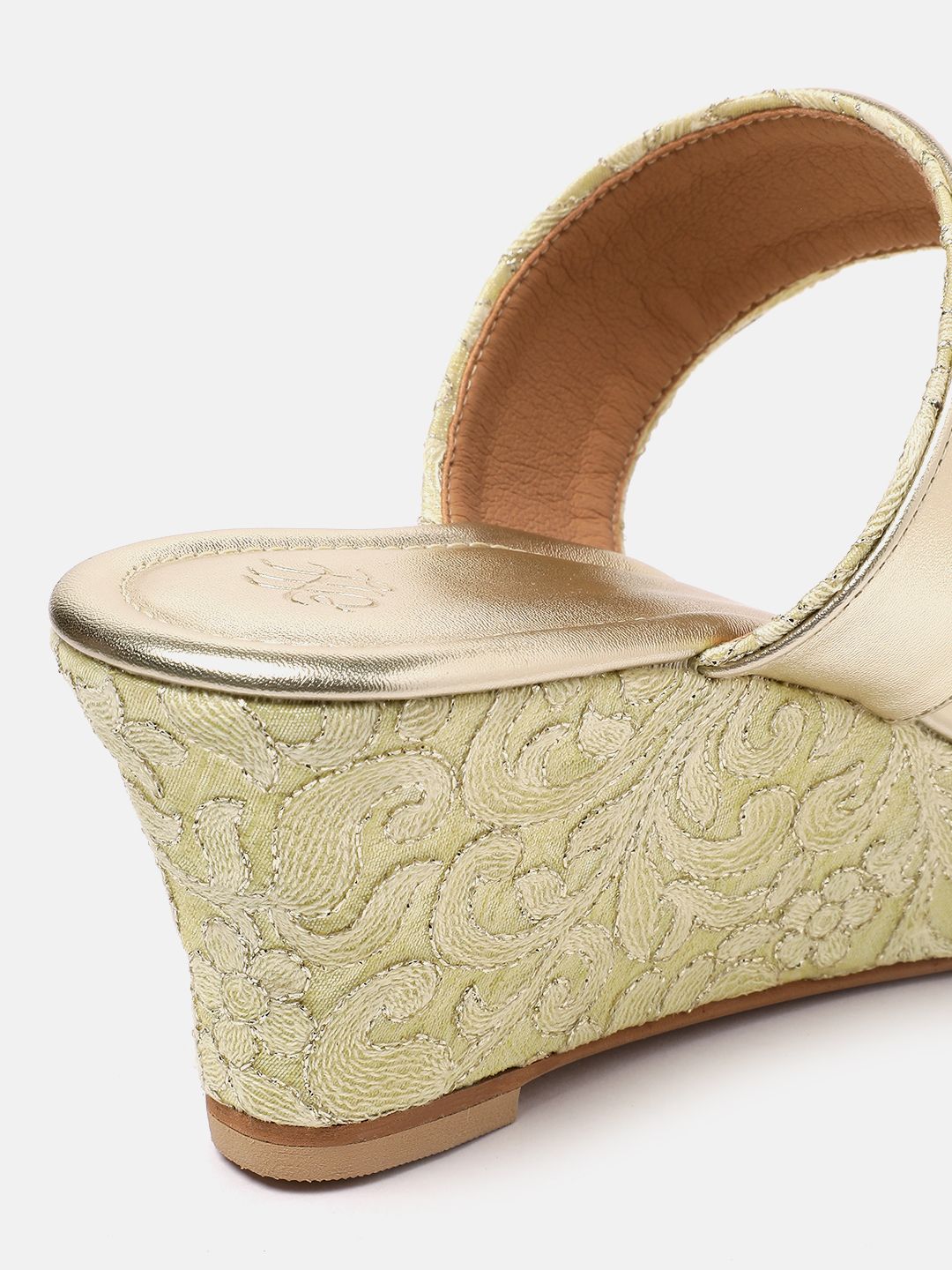 House of Pataudi Ethnic Wedge Heels