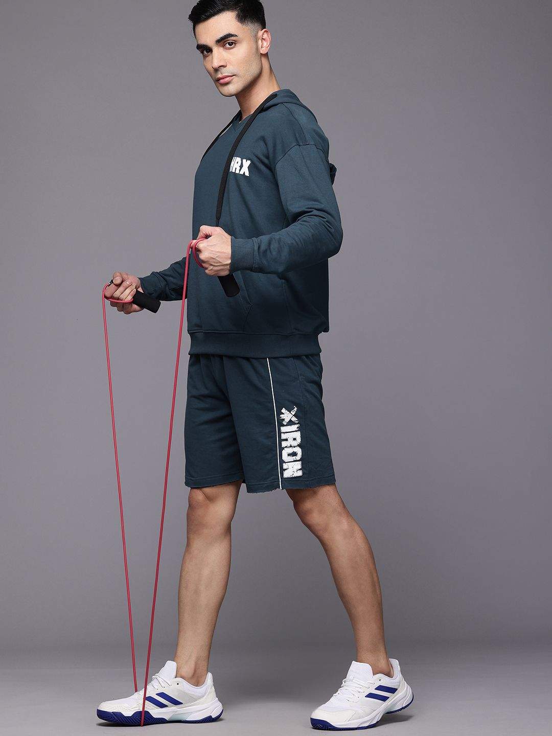 HRX by Hrithik Roshan Hooded Training Tracksuit
