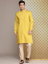 House of Pataudi Jashn Striped Kurta
