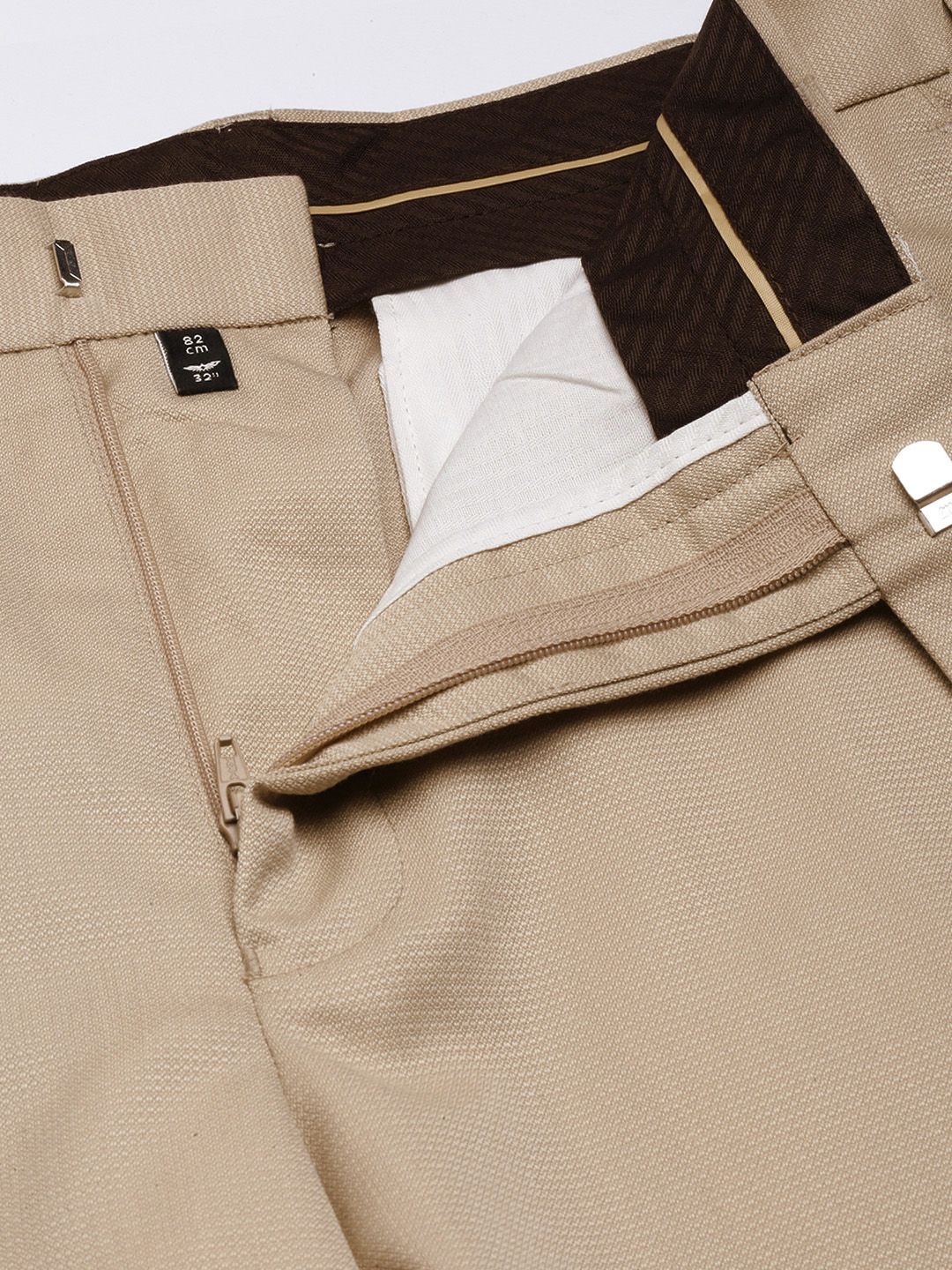 Park Avenue Men Smart Slim Fit Formal Trousers