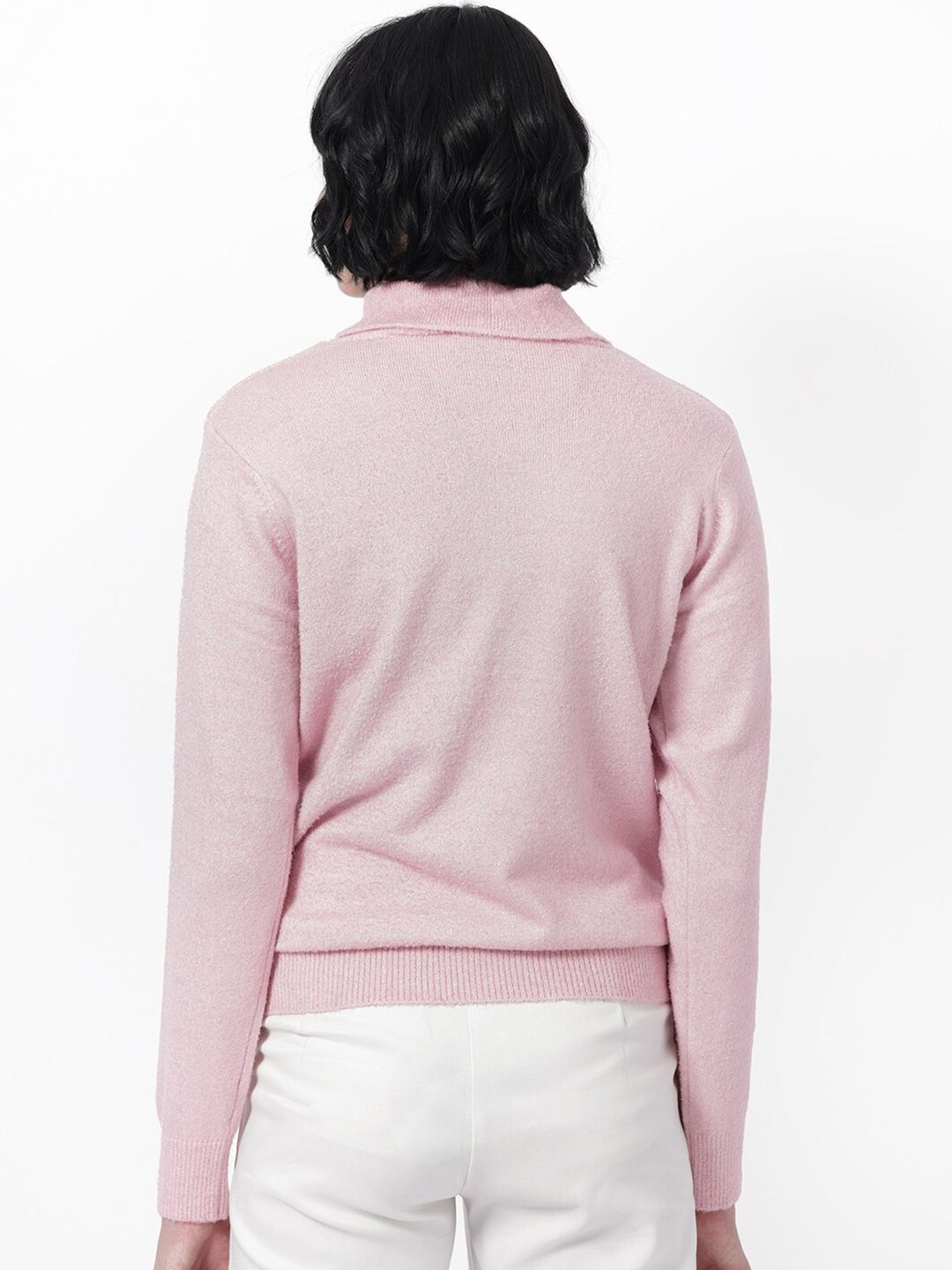 RAREISM Cowl Neck Acrylic Pullover