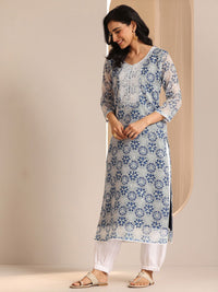 Libas Women Floral Printed Regular Kurta with Trousers & With Dupatta