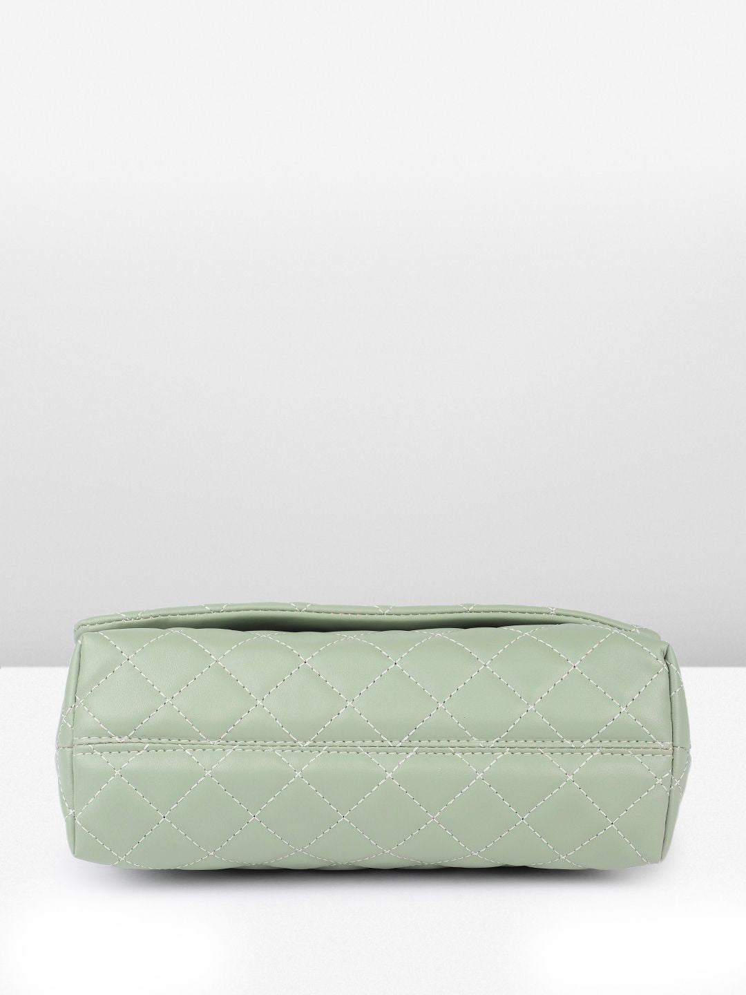 DressBerry Textured Structured Shoulder Bag with Quilted