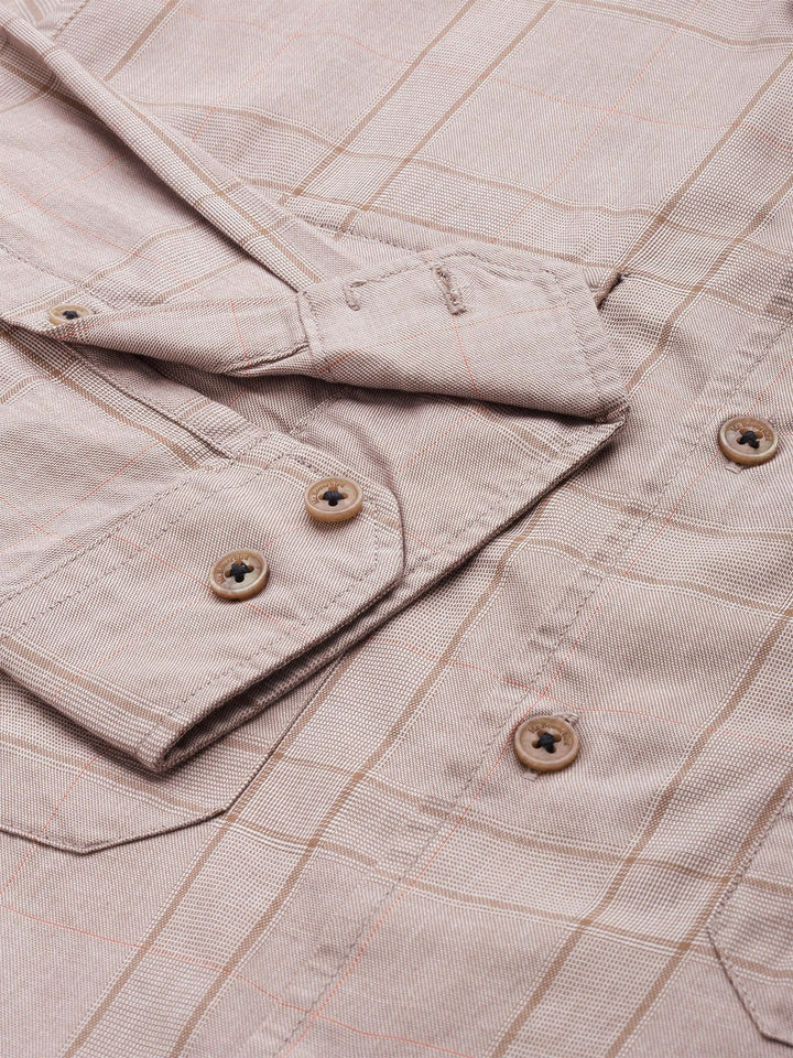 Mr Bowerbird Pure Cotton Liberal Fit Checked Casual Shirt