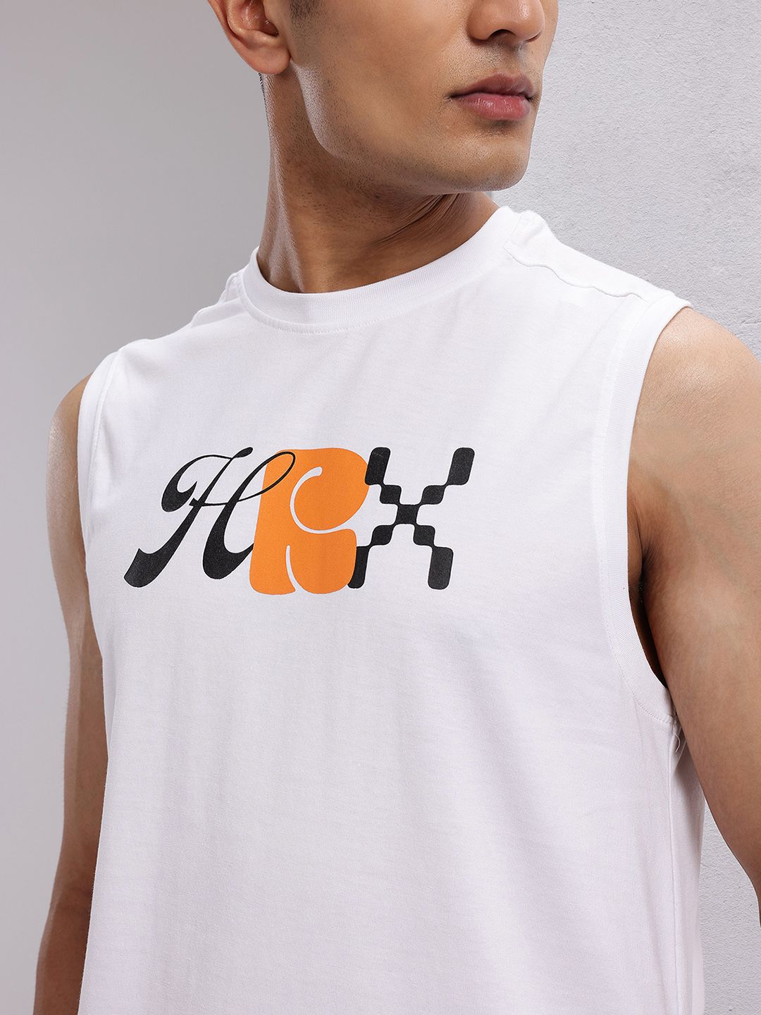 HRX by Hrithik Roshan Men Brand Logo Printed Lifestyle T-shirt
