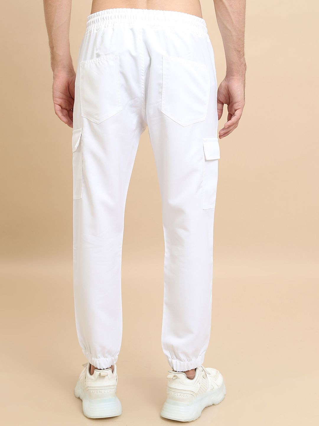 HIGHLANDER Men Mid-Rise Cargo Jogger Style Trousers