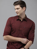 SPYKAR Pure Cotton Slim Fit Floral Opaque Printed Casual Shirt