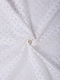 HOSTA HOMES White Geometric Long Door Curtain