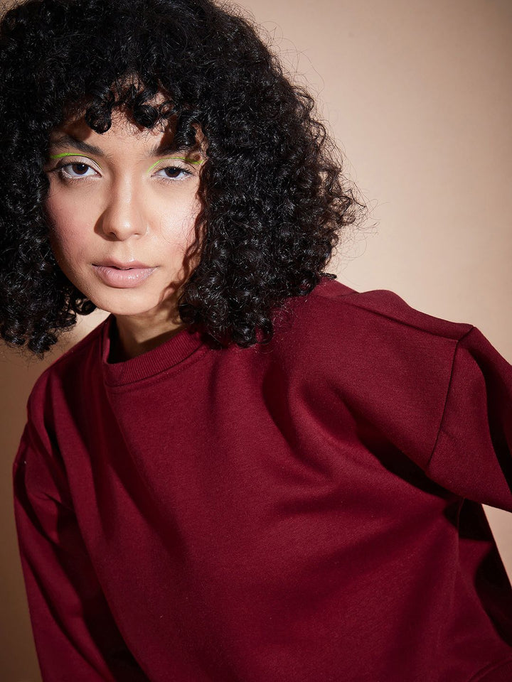 SASSAFRAS BASICS Fleece Oversized Sweatshirt With Joggers